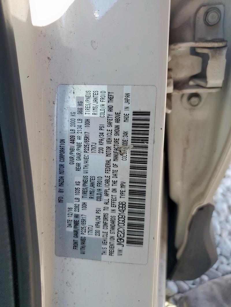 2016 MAZDA CX-5 TOURI JM3KE2CY0G0914998
