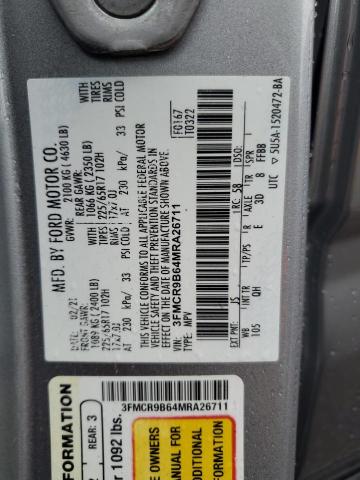 2021 FORD BRONCO SPO 3FMCR9B64MRA26711