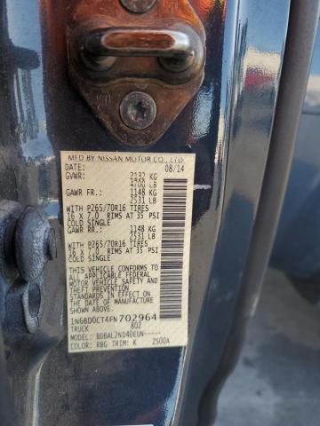 2015 NISSAN FRONTIER S - 1N6BD0CT4FN702964