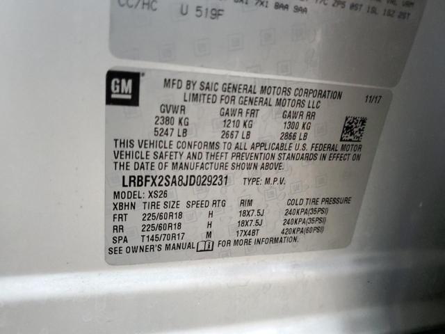 2018 BUICK ENVISION E LRBFX2SA8JD029231