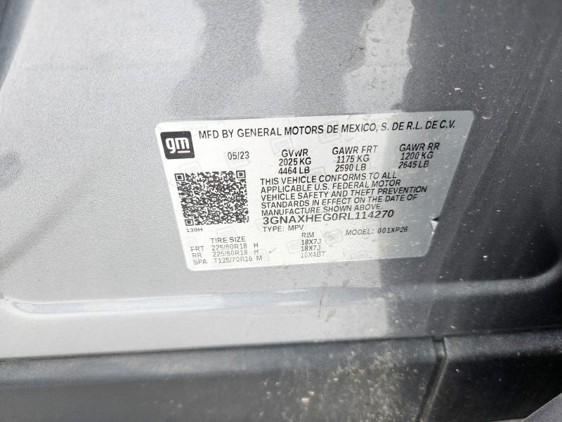 2024 CHEVROLET EQUINOX LS 3GNAXHEG0RL114270