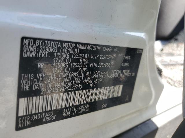 2023 TOYOTA RAV4 XLE 2T3P1RFV4PC332713