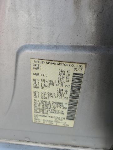 2015 NISSAN XTERRA X 5N1AN0NWXFN663828