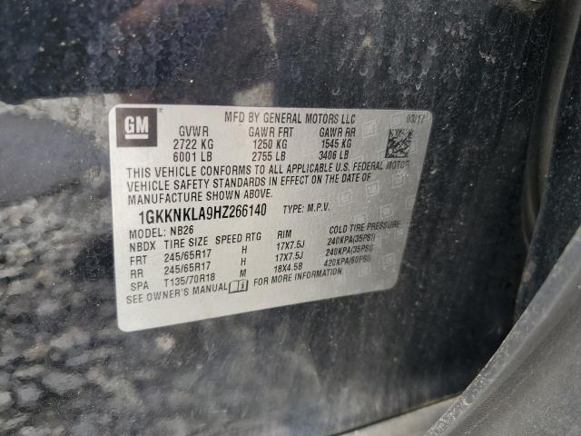2017 GMC ACADIA SLE 1GKKNKLA9HZ266140