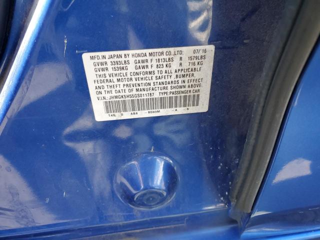 2016 HONDA FIT LX JHMGK5H55GS011787
