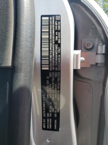 2021 ALFA ROMEO STELVIO SP ZASPAKAN1M7D16822