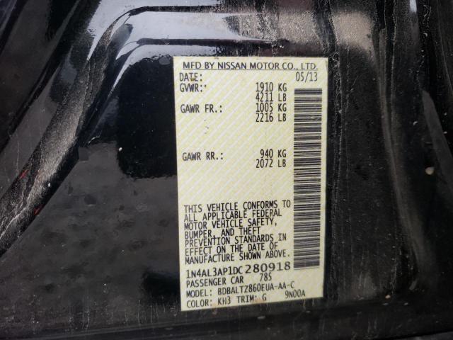 2013 NISSAN ALTIMA 2.5 - 1N4AL3AP1DC280918