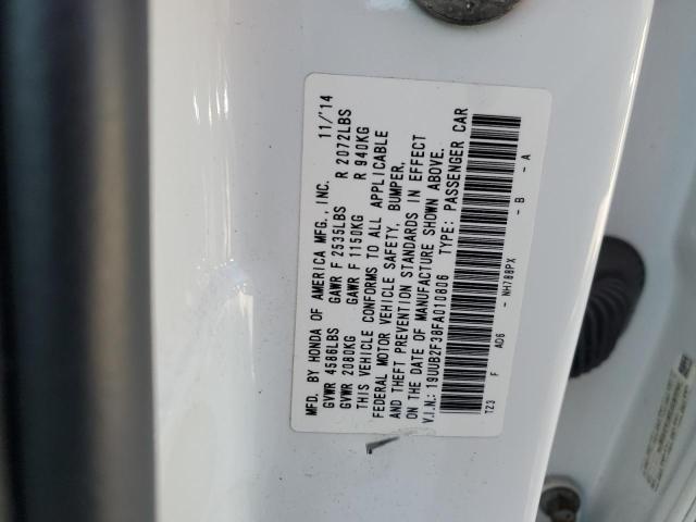 2015 ACURA TLX 19UUB2F38FA010806
