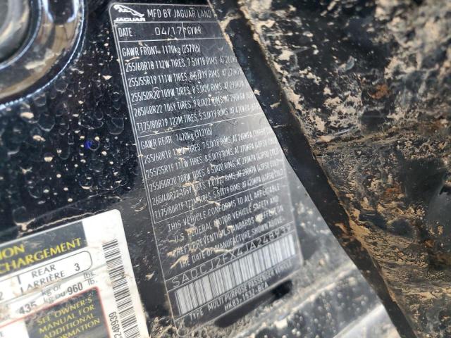 2018 JAGUAR F-PACE PREMIUM - SADCJ2FX4JA248939