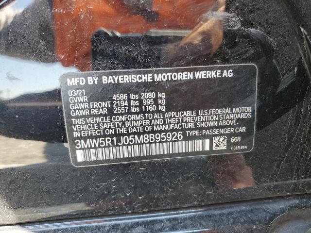 2021 BMW 330I 3MW5R1J05M8B95926