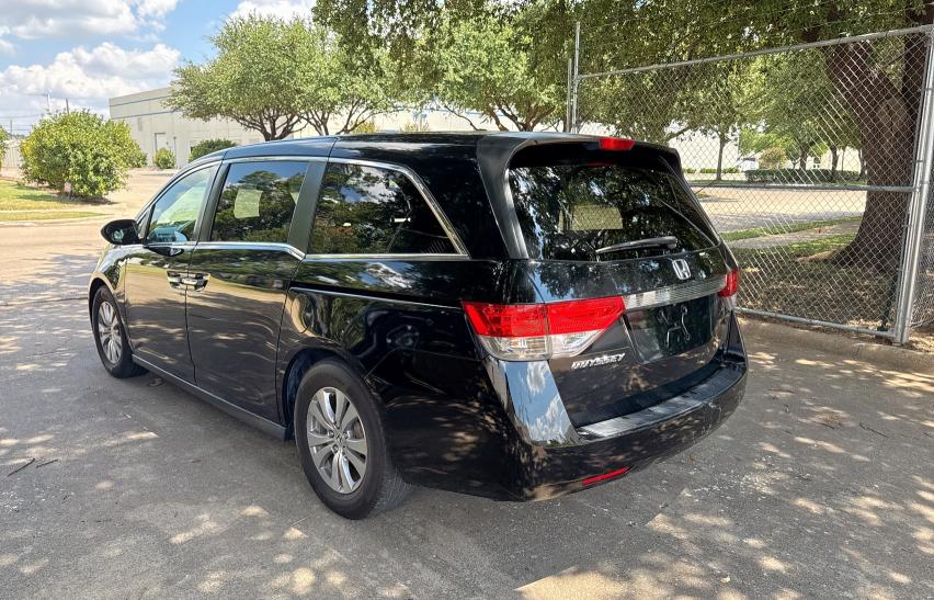 HONDA ODYSSEY EX 2014 black sports v gas 5FNRL5H48EB055534 photo #4