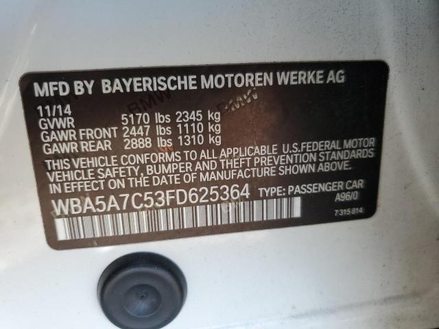 2015 BMW 528 XI WBA5A7C53FD625364