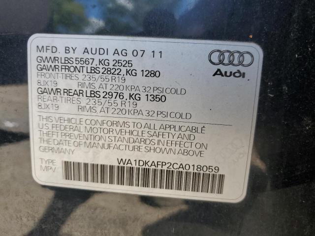 2012 AUDI Q5 PREMIUM - WA1DKAFP2CA018059