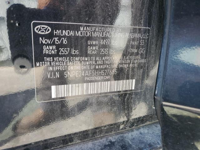 2017 HYUNDAI SONATA SE 5NPE24AF5HH527685
