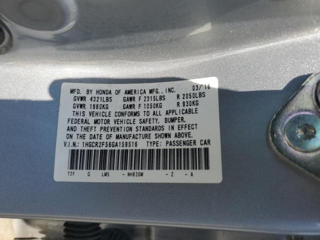 2016 HONDA ACCORD SPORT 1HGCR2F56GA159516