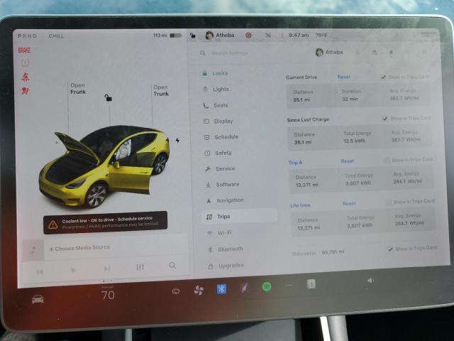 2020 TESLA MODEL Y 5YJYGDEE3LF017780