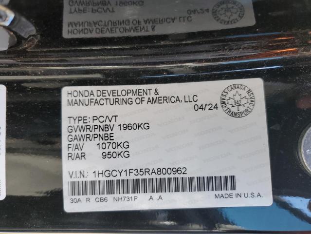 2024 HONDA ACCORD EX - 1HGCY1F35RA800962