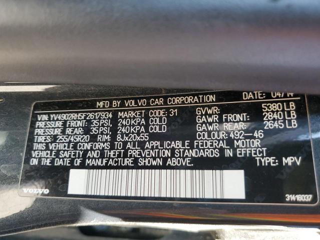 2015 VOLVO XC60 T6 R- YV4902RH5F2617934