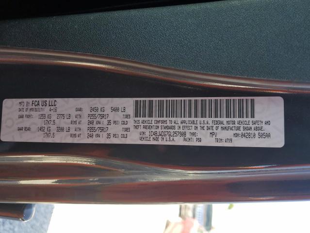 2016 JEEP WRANGLER U 1C4BJWDG7GL257908