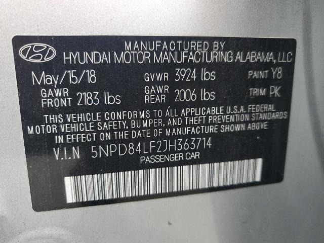 2018 HYUNDAI ELANTRA SE #3260489565