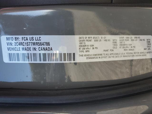 2021 CHRYSLER PACIFICA H 2C4RC1S77MR564786