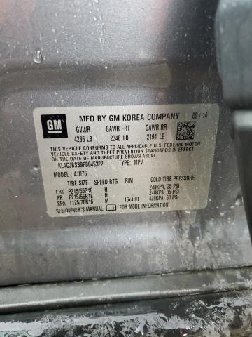 2015 BUICK ENCORE CONVENIENCE KL4CJBSB9FB045322