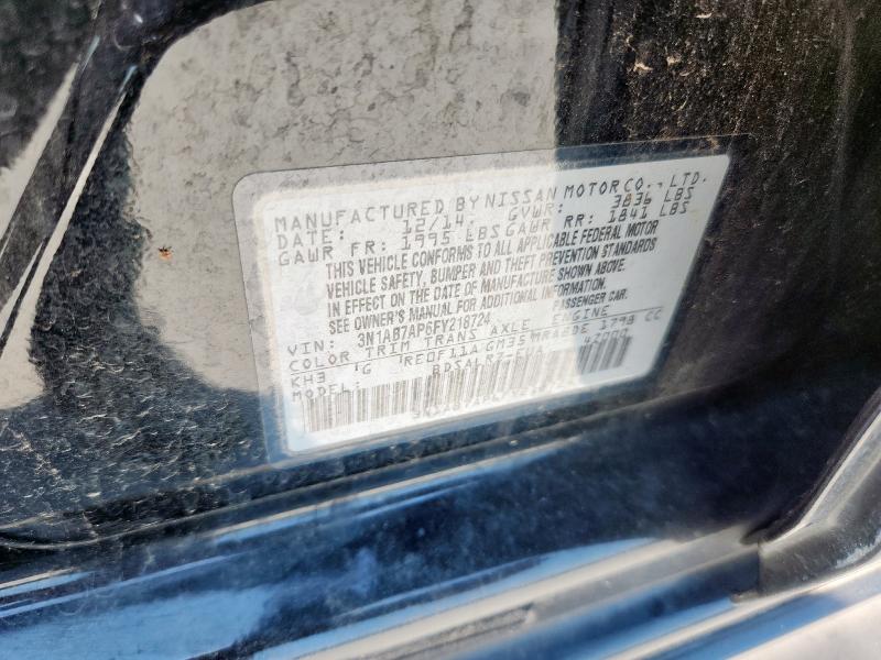 2015 NISSAN SENTRA S 3N1AB7AP6FY218724