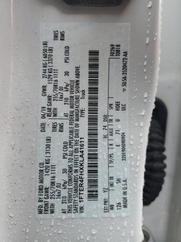 2019 FORD RANGER XL 1FTER4FHXKLA41611