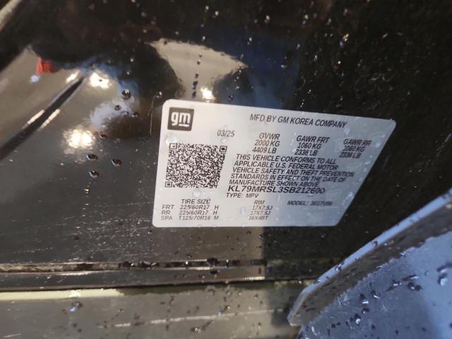 2025 CHEVROLET TRAILBLAZE - KL79MRSL3SB212600