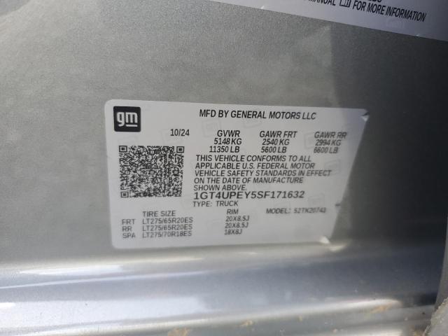 2025 GMC SIERRA K25 1GT4UPEY5SF171632