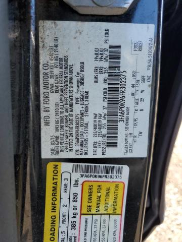 2015 FORD FUSION TIT 3FA6P0K96FR302375