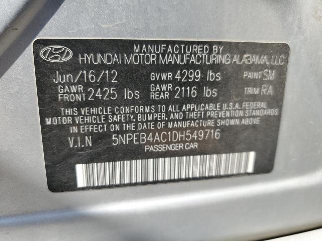 2013 HYUNDAI SONATA GLS - 5NPEB4AC1DH549716