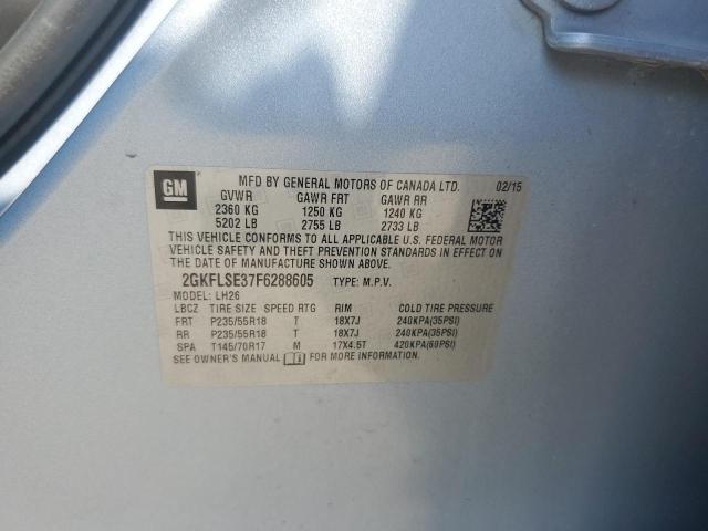 2015 GMC TERRAIN SLT 2GKFLSE37F6288605