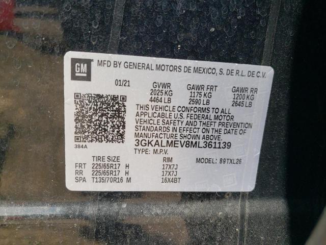 2021 GMC TERRAIN SLE 3GKALMEV8ML361139