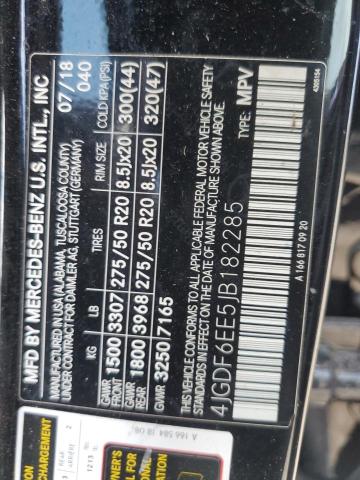 2018 MERCEDES-BENZ GLS 450 4M 4JGDF6EE5JB182285