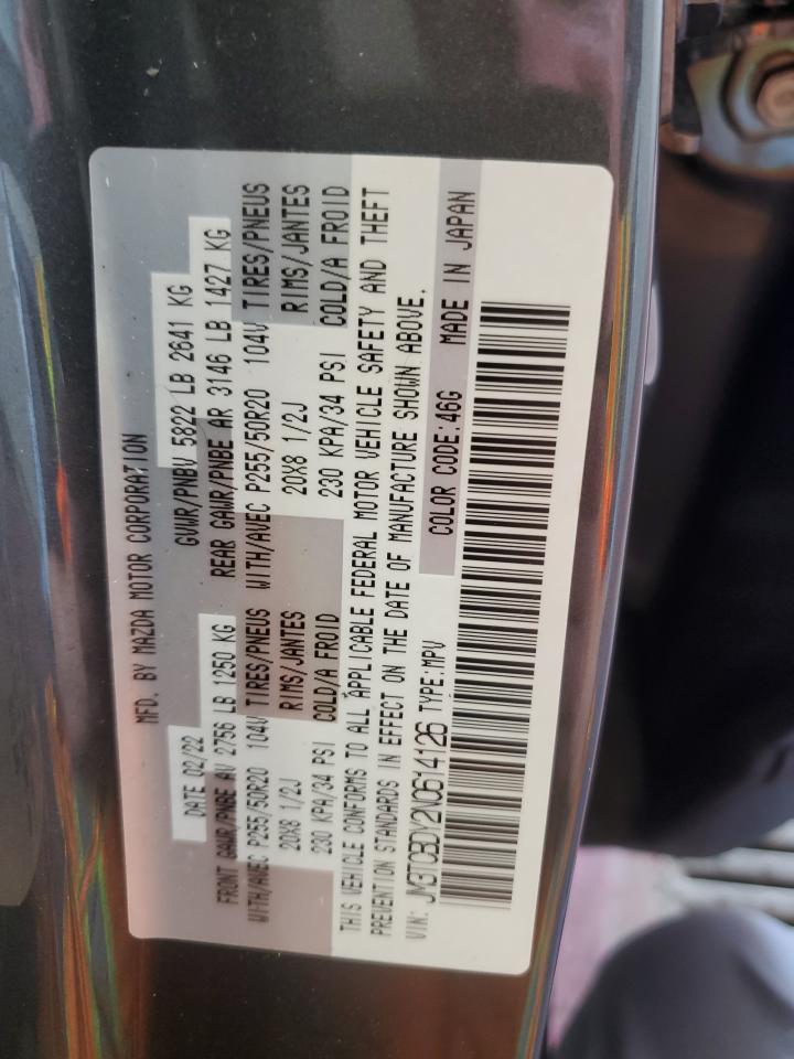 Lot #3315846180 2022 MAZDA CX-9 GRAND TOURING