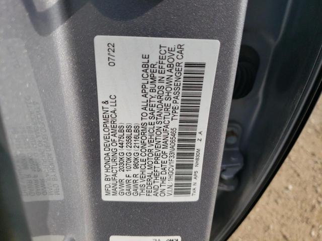 2022 HONDA ACCORD SPO 1HGCV1F33NA065465