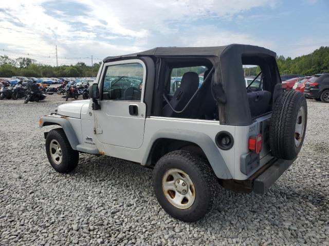JEEP WRANGLER / 2006 silver  gas 1J4FA29S96P764110 photo #3