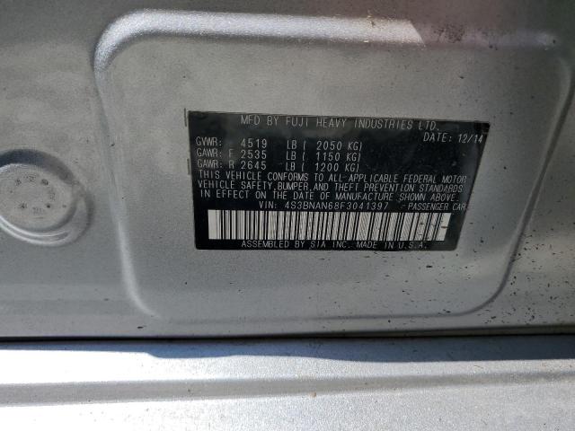 2015 SUBARU LEGACY 2.5I LIMITED 4S3BNAN68F3041397