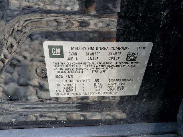2019 BUICK ENCORE SPO KL4CJ2SB2KB804418