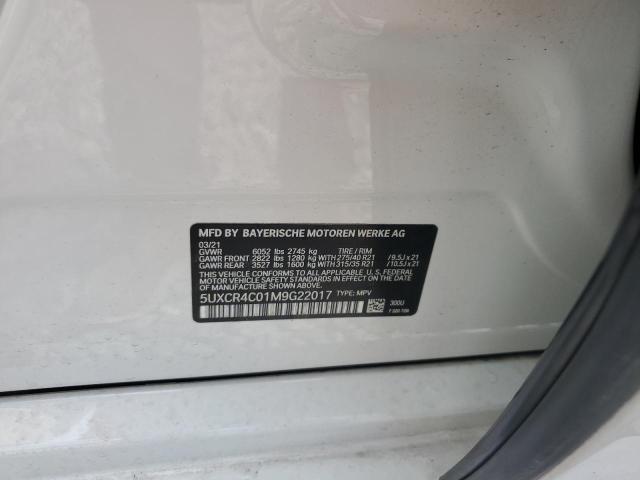 2021 BMW X5 SDRIVE 5UXCR4C01M9G22017