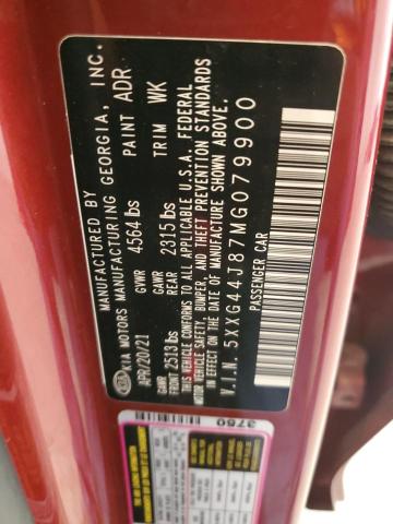 2021 KIA K5 GT 5XXG44J87MG079900