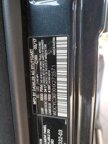 2017 MERCEDES-BENZ G 550 WDCYC3KFXHX273571