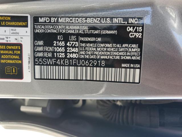 2015 MERCEDES-BENZ C 300 4MAT 55SWF4KB1FU062918