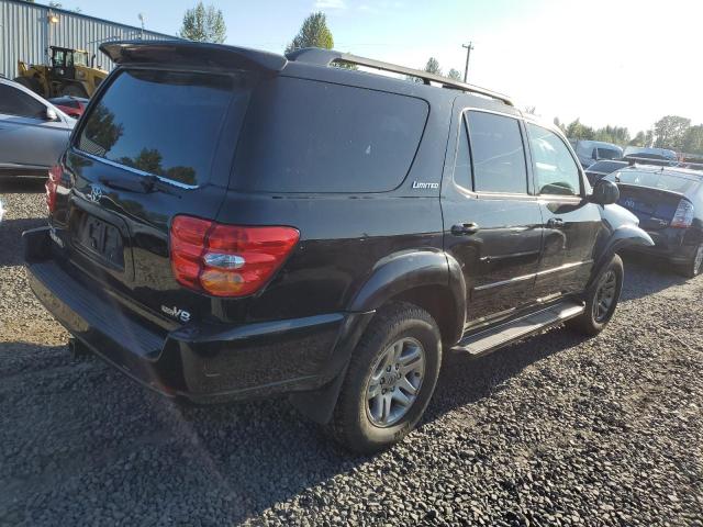 TOYOTA SEQUOIA LI 2004 black  gas 5TDZT38A04S211117 photo #4