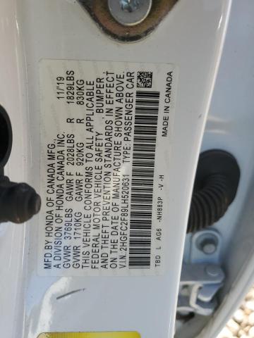 2020 HONDA CIVIC SPOR 2HGFC2F89LH520631