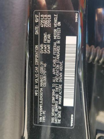 2018 VOLVO S60 DYNAMIC YV126MFL6J2456794
