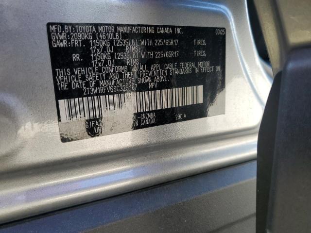 2025 TOYOTA RAV4 XLE 2T3W1RFV6SC325167