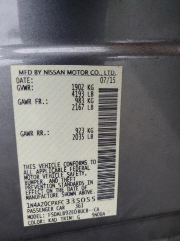 2015 NISSAN LEAF S - 1N4AZ0CPXFC335055