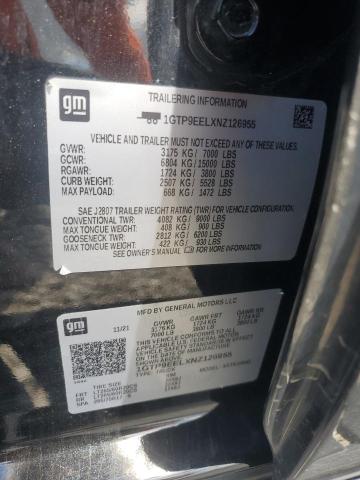 2022 GMC SIERRA LIMITED K1500 AT4 1GTP9EELXNZ126955